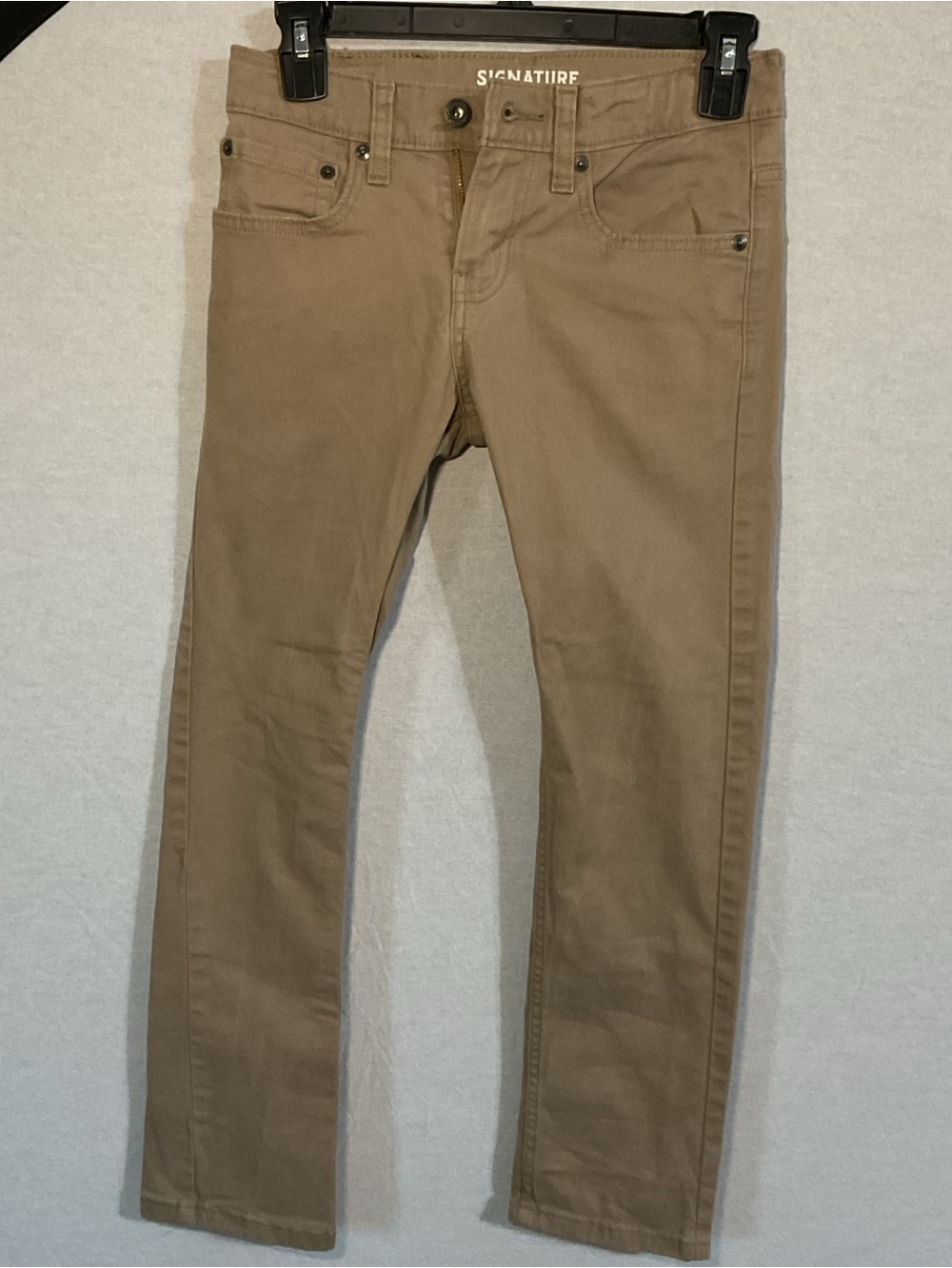 Signature by Levi Strauss Boys Khaki Brown Slim Jeans R 10